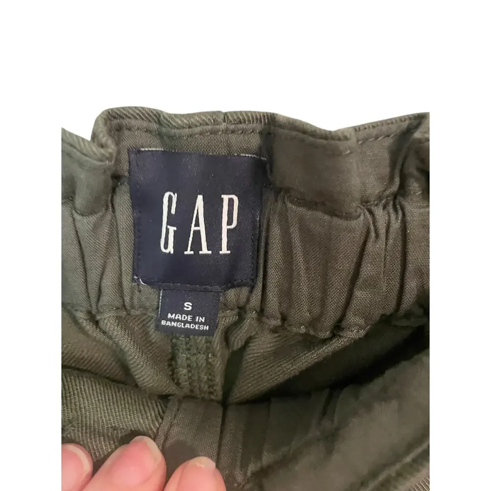 Gap NWT Mid Rise Easy Twill Pants Olive Green Career Minimalist Size Small